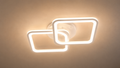 Lustra Patrat LED Alb