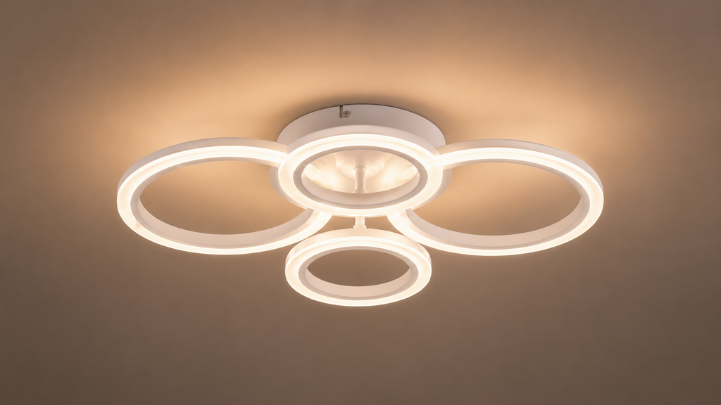 Lustra Cerc LED Alb